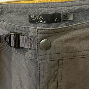 Prana Charcoal Adjustable Capris